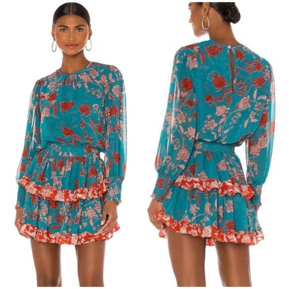 Misa Los Angeles Camila Mini Dress in Talitha Paisley Combo - Picture 1 of 15
